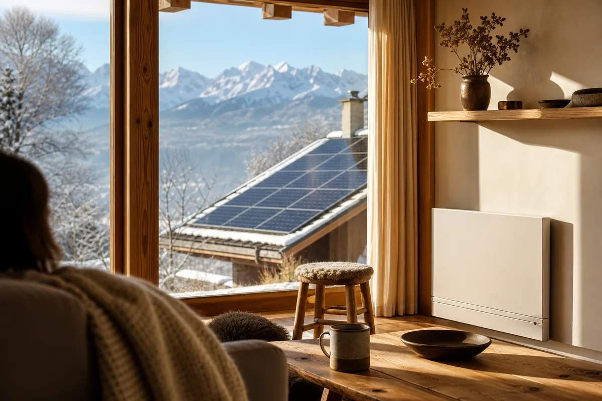 Chauffage électrique et solaire à Embrun : le duo qui allège l'hiver