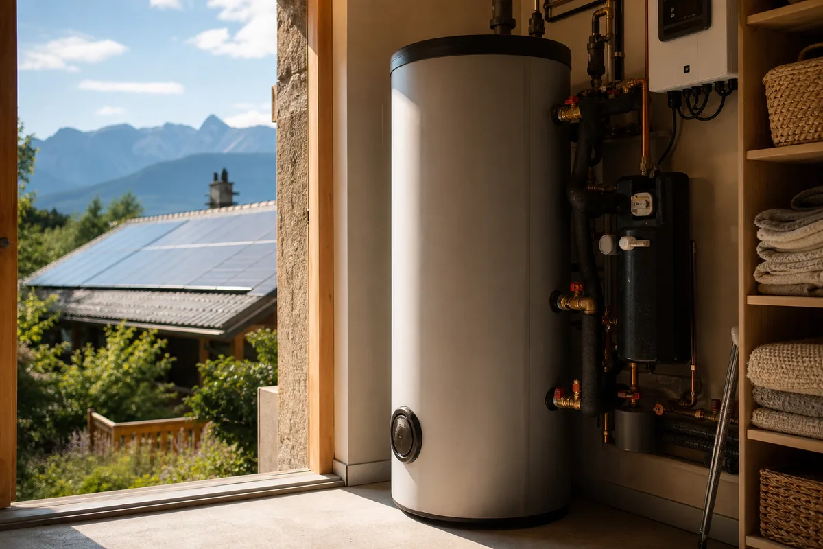 Chauffe-eau et surplus solaire à Embrun : le stockage le moins cher